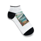 アザラシちゃんの南国を旅するアザラシ Ankle Socks