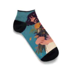 AQUAMETAVERSEの花束をあなたに　Hime  2530 Ankle Socks