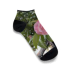 AQUAMETAVERSEの花ブローチ アメジスト2846 Ankle Socks