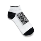 u_me_u_meの幾何学模様2 Ankle Socks