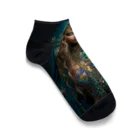 AQUAMETAVERSEのアクセサリーを体に　なでしこ1478 Ankle Socks