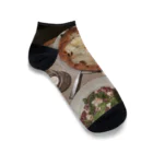 格安店よぴまるの美味しいご飯をパシャリ1 Ankle Socks