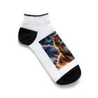 RM88の稲妻ニャン Ankle Socks