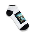 suke3kaku3のカワウソがゲームの世界に飛び込んだ！ Ankle Socks