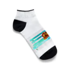 PAW WOW MEOWの「公園にライオンがいます」 Ankle Socks