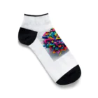 EijiPonの立体 Ankle Socks