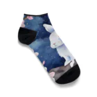 星降る夜にのsakura_rabbit Ankle Socks