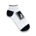 キキの夜空を眺める白猫 Ankle Socks