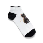 LuuuNのにゃんこ猫 Ankle Socks