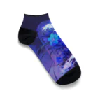 AQUAMETAVERSEのブリザードフラワーをガラスドームの中へ　ラフルール　1859 Ankle Socks