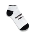 technophilia philosophyのブランドロゴ Ankle Socks