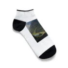 yohiti193の空想世界の天空に浮かぶ島国 Ankle Socks