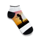 namidamakiの夕日 Ankle Socks