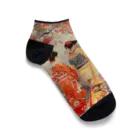 AQUAMETAVERSEの優雅な花見桜の花満開　なでしこ1478 Ankle Socks