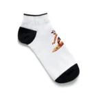 Isekai_animal_manの夏だ！ウシもサーフィン Ankle Socks