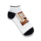 SWQAのjkうどんを食べる Ankle Socks