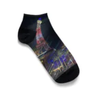 monkey_tkのラスベガス　夜景　カジノ Ankle Socks