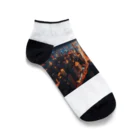 Jonnybanbanの美しい都会の夜景 Ankle Socks