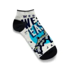 Qten369の西高東低の天気 Ankle Socks