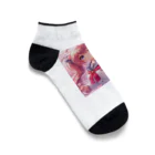 RUI_のオリジナルショップのかわいい女の子のキャラクターグッズ Ankle Socks