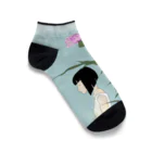 kukuri1957のお店のちくちくアザミ Ankle Socks