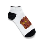 FunFanShopのジューシーな赤身がたまらない牛かつシリーズ Ankle Socks