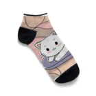 癒しの部屋🐾໒꒱の仲良しニャンコ🐈🐾 Ankle Socks