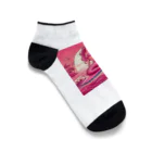 pinkgalmermaidのピンク　セクシー　マーメイド Ankle Socks