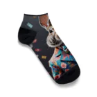 usagimajyoのスーツウサギ Ankle Socks