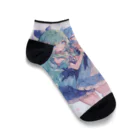 AQUAMETAVERSEのアイドルフラワーズ　なでしこ1478 Ankle Socks