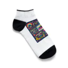 keyworks_shopの昭和レトロ80年代カセット Ankle Socks