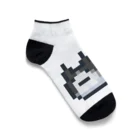 ねこさん爆発ショップのハチワレねこさんドット（ファビコン）  Ankle Socks