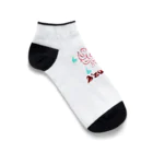 Ａ’ｚｗｏｒｋＳの九尾之狐(赤プリント) Ankle Socks