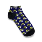 Cosmic TM colorsの餅月兎家の家紋デザイン Ankle Socks