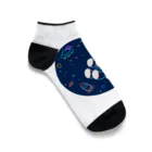 甘漏り屋の宇宙遊泳ビション Ankle Socks