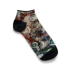 JapaneseArt Yui Shopの悪魔の雄叫び Ankle Socks