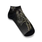 空屋　sorayakusakaの202001121944000　夜の樹木 Ankle Socks