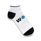 Ａ’ｚｗｏｒｋＳのWORLD(英字＋１シリーズ) Ankle Socks