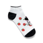 ちゅき亭。のでぷんねこトリオ(いちの) Ankle Socks