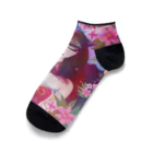 💖宇宙整体♪🌈♪こころからだチャンネル♪💖のuniversalPrincess 紅の女神様 Ankle Socks