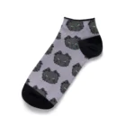 猫のきぬくんのお店のみみげもっさーにゃんこ Ankle Socks