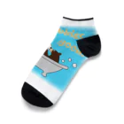 キッズモード某のバブルベアー(ブルーバックVr) Ankle Socks