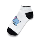 じゅうに（Jyuuni）の0002・青いぞうさん（じゅうにブランド） Ankle Socks