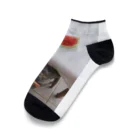 Higucciniのスイカとボナさん Ankle Socks