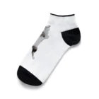 にゃんこの執事のとことこラテ Ankle Socks