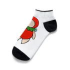 【Yuwiiの店】ゆぅぅぃーのいちごの妖精さん  一匹のときもあるよ Ankle Socks