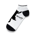 kuronekodoughnutsのくろねこドーナツ Ankle Socks