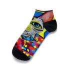 miehayashi1984のファンキーcat Ankle Socks