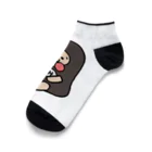 妖神なまこの三色団子を食べるなまこ Ankle Socks