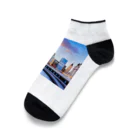 どうぶつの森のアメリカの街風グッズ Ankle Socks